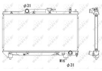 Radiator, engine cooling EASY FIT
