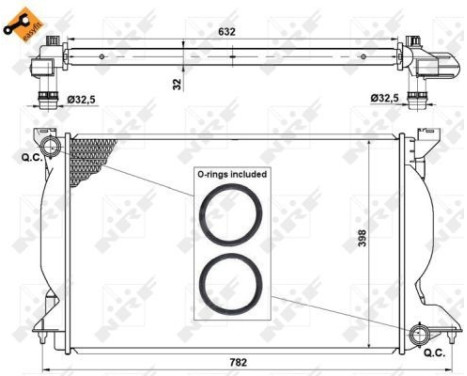 Radiator, engine cooling EASY FIT, Image 4