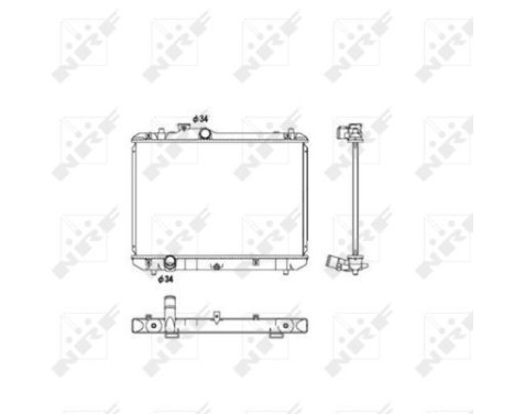 Radiator, engine cooling EASY FIT, Image 4