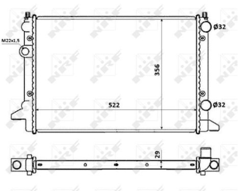 Radiator, engine cooling EASY FIT, Image 5