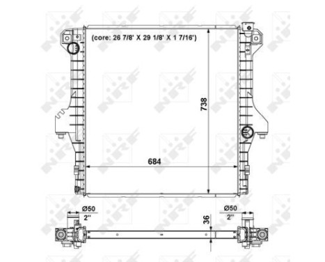 Radiator, engine cooling EASY FIT, Image 5
