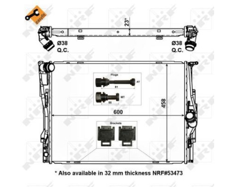 Radiator, engine cooling EASY FIT, Image 6