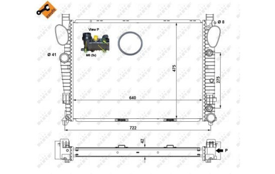 Radiator, engine cooling EASY FIT, Image 6