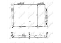 Radiator, engine cooling EASY FIT