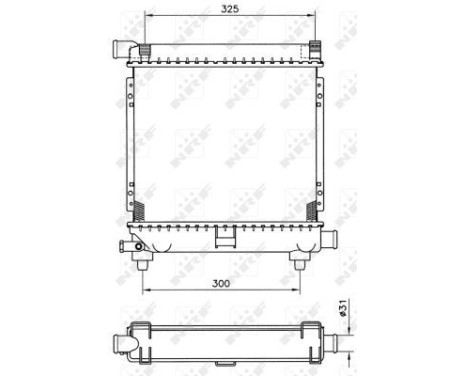 Radiator, engine cooling EASY FIT, Image 4