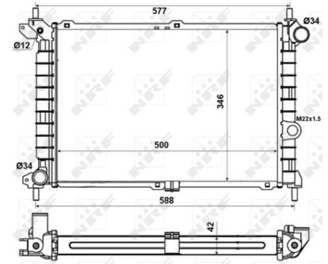Radiator, engine cooling EASY FIT, Image 6