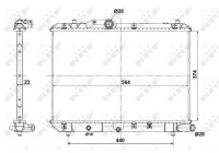 Radiator, engine cooling EASY FIT