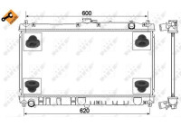 Radiator, engine cooling EASY FIT