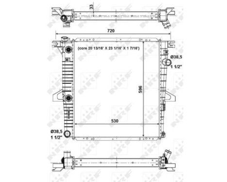 Radiator, engine cooling EASY FIT, Image 5