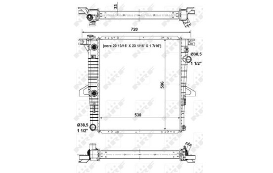 Radiator, engine cooling EASY FIT, Image 5