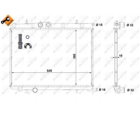 Radiator, engine cooling EASY FIT, Image 4