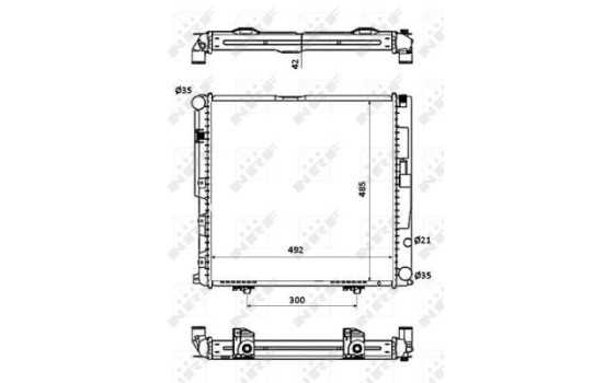 Radiator, engine cooling EASY FIT, Image 5