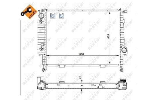 Radiator, engine cooling EASY FIT, Image 6