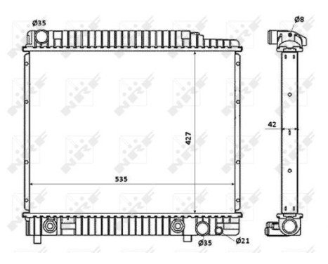 Radiator, engine cooling EASY FIT, Image 5