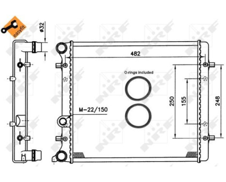 Radiator, engine cooling EASY FIT, Image 4