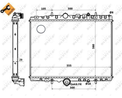 Radiator, engine cooling EASY FIT, Image 6