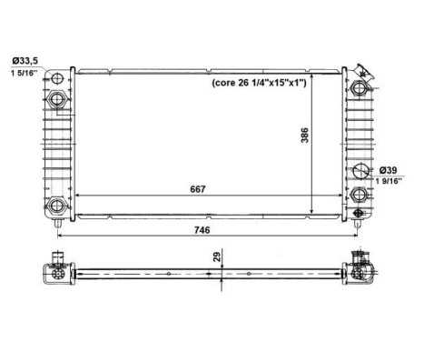 Radiator, engine cooling EASY FIT, Image 5