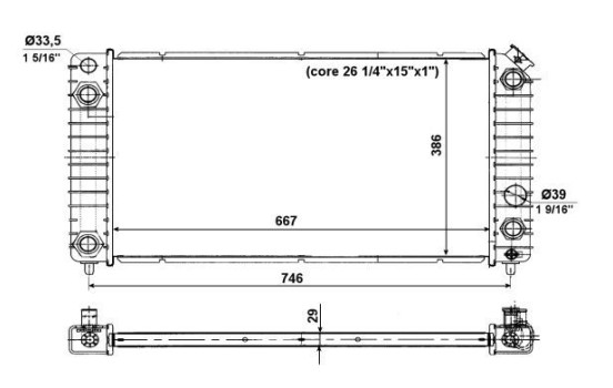 Radiator, engine cooling EASY FIT, Image 5