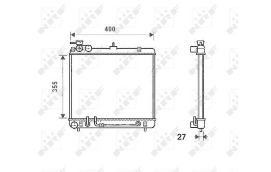 Radiator, engine cooling EASY FIT, Image 5