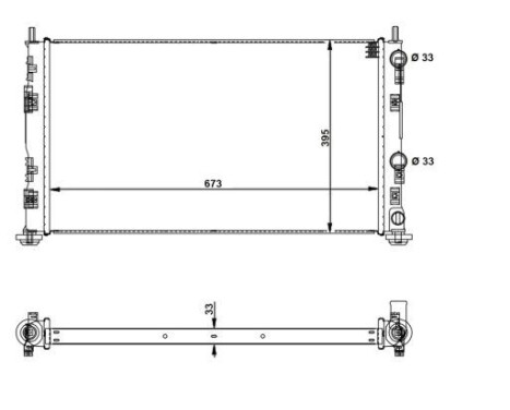 Radiator, engine cooling EASY FIT, Image 5