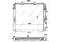 Radiator, engine cooling EASY FIT