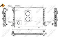 Radiator, engine cooling EASY FIT