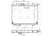 Radiator, engine cooling EASY FIT