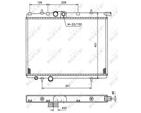 Radiator, engine cooling EASY FIT, Image 4