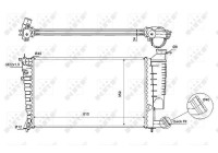 Radiator, engine cooling EASY FIT