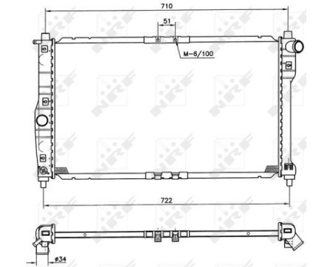 Radiator, engine cooling EASY FIT, Image 3