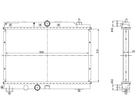 Radiator, engine cooling EASY FIT, Image 2