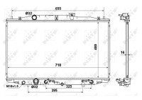 Radiator, engine cooling EASY FIT