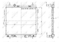 Radiator, engine cooling EASY FIT