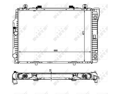 Radiator, engine cooling EASY FIT, Image 5