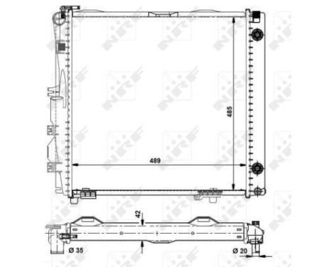 Radiator, engine cooling EASY FIT, Image 2