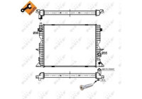 Radiator, engine cooling EASY FIT