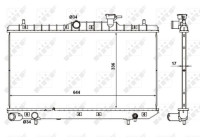 Radiator, engine cooling EASY FIT
