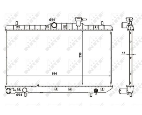 Radiator, engine cooling EASY FIT, Image 5