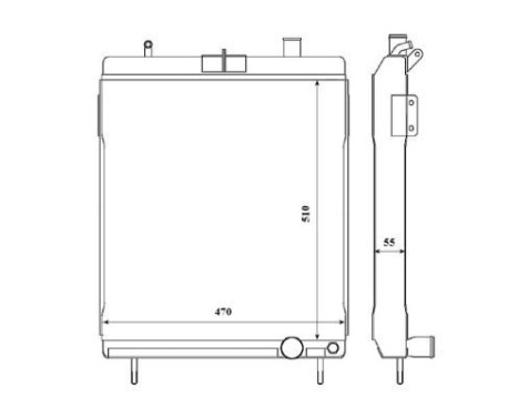 Radiator, engine cooling EASY FIT, Image 5