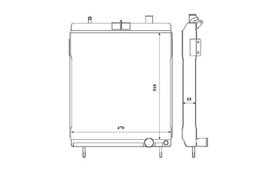 Radiator, engine cooling EASY FIT, Image 5