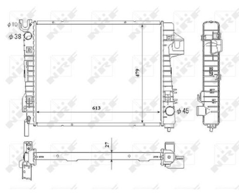 Radiator, engine cooling EASY FIT, Image 5