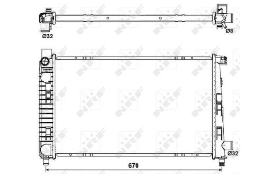 Radiator, engine cooling EASY FIT, Image 4