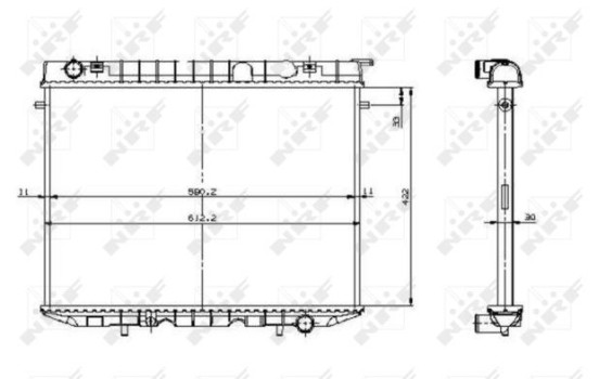 Radiator, engine cooling EASY FIT, Image 4