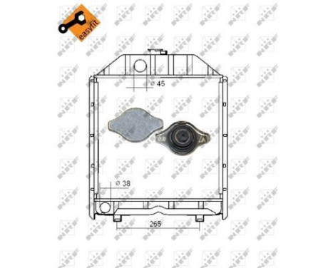 Radiator, engine cooling EASY FIT, Image 4