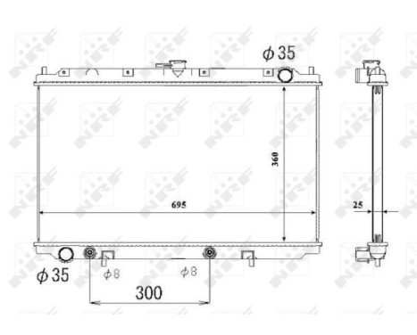 Radiator, engine cooling EASY FIT, Image 2