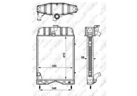 Radiator, engine cooling EASY FIT