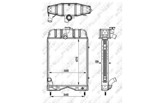 Radiator, engine cooling EASY FIT, Image 3
