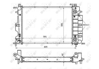 Radiator, engine cooling EASY FIT
