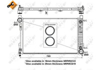 Radiator, engine cooling EASY FIT