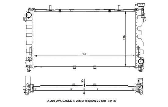 Radiator, engine cooling EASY FIT, Image 5